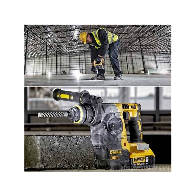 DEWALT Perforateur Burineur SDS Plus 18V XR 2x5 Ah En TSTAK DCH273P2T