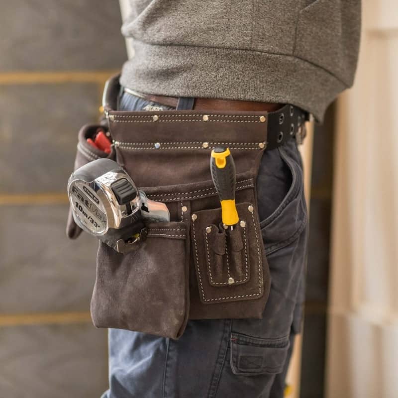 Stanley Ceinture Porte Outils En Cuir Stst