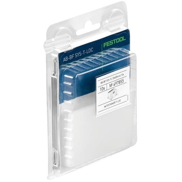 FESTOOL Lot de 10 caches AB-BF SYS TL 55x85mm pour SYSTAINER T-LOC - 497855