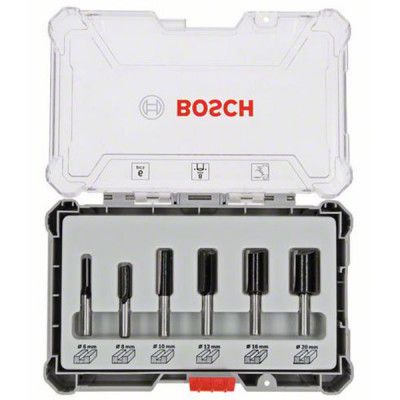 Bosch Kit de 30 fraises mixtes ø8 mm pour défonceuse (2607017475)