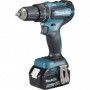 Perceuse à percussion 18v lxt 2x5ah en makpac dhp485rtj makita