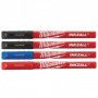 MILWAUKEE Pack de 4 marqueurs Inkzall couleur pointe fine - 48223165