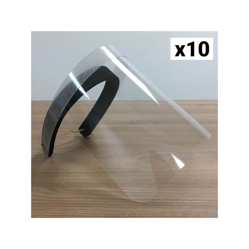 Lot De 4 Visières WDP Angel + Autocollant - Pour Casque De Paintball