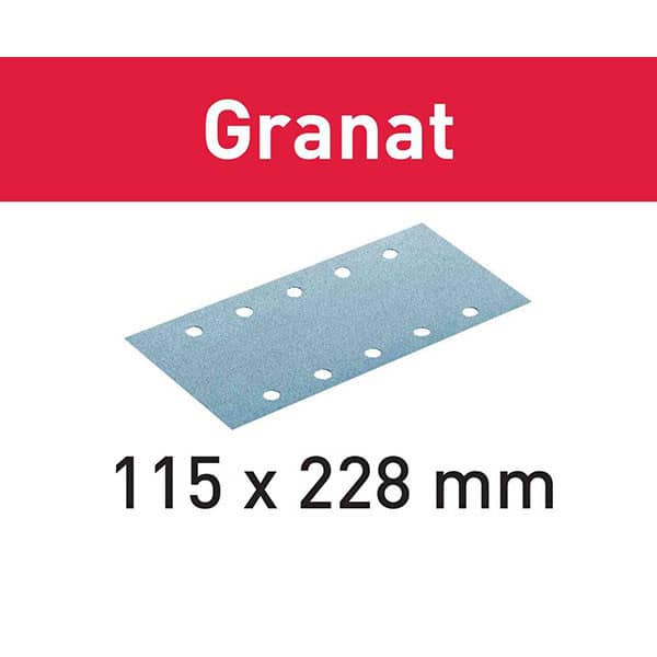 FESTOOL Abrasifs StickFix STF 115x228 - Granat