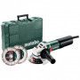 Meuleuse 125mm 1100w wq 1100-125 set 610035510 metabo