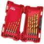 MILWAUKEE Coffret 10 forets métal HSS-G Red Hex - 48894759