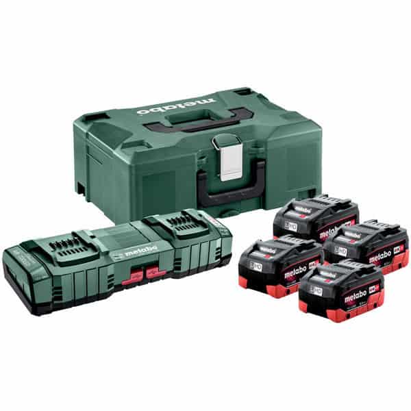 METABO Pack énergie 18V 4 x 8Ah LiHD + chargeur double - 685135000