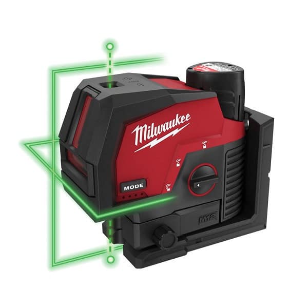 MILWAUKEE Laser 2 lignes vert 12V 3Ah - M12 CLLP-301C - 4933478100