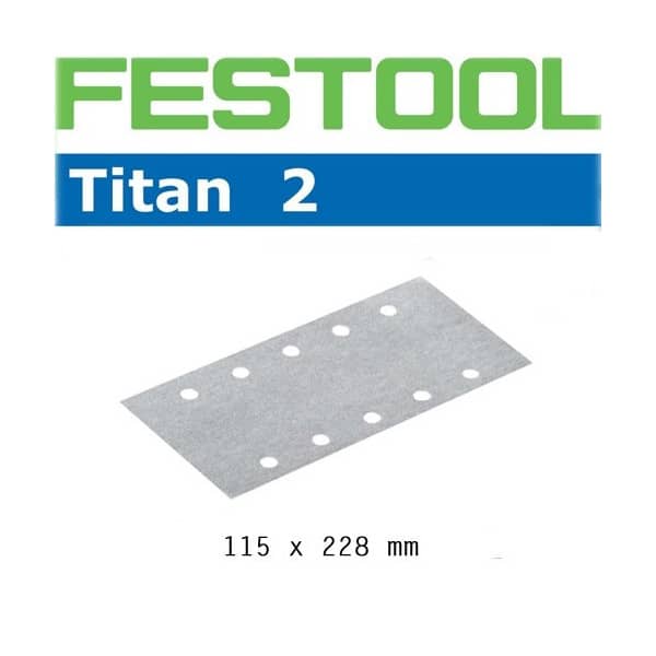 FESTOOL Abrasifs STF 115x228 P80 TI2/50 - 492738