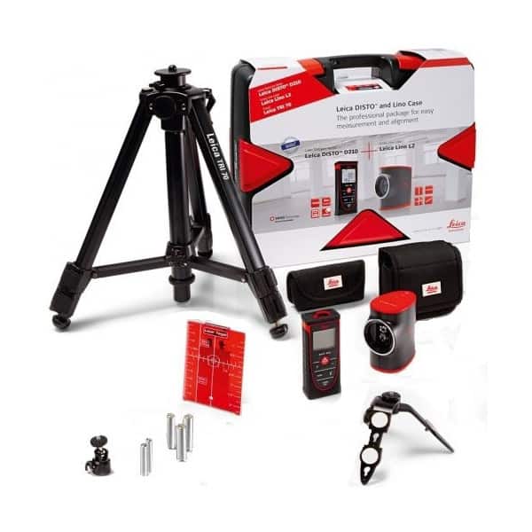 LEICA Pack 2 lasers DISTO D210 + LINO L2 - 806656