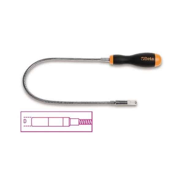 BETA Doigt magnétique flexible avec lampe - 1712 E/L1