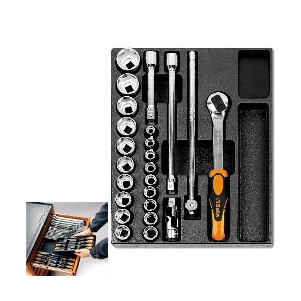 BETA Assortiment de 24 outils en plateau - 2424 T83 - 024240083