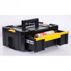 Coffret avec tiroir vide dwst1-70705 tstak 3 dewalt