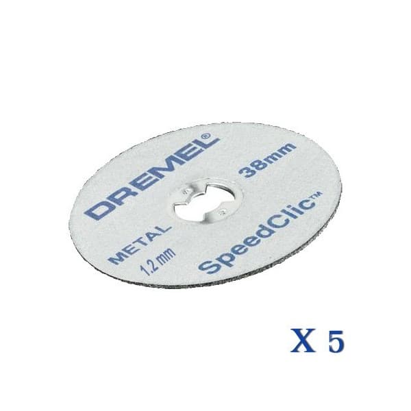 DREMEL 5 Disques EZ SPEEDCLIC Ø 38mm - 2615S456JC