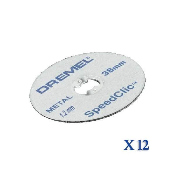 DREMEL 12 Disques EZ SPEEDCLIC Ø 38 mm - 2615S456JD