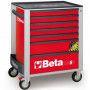 BETA Servante mobile à 7 tiroirs avec système anti-basculement - C24SA/7
