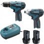 Perceuse visseuse df330d + visseuse à chocs td090d lct204j makita