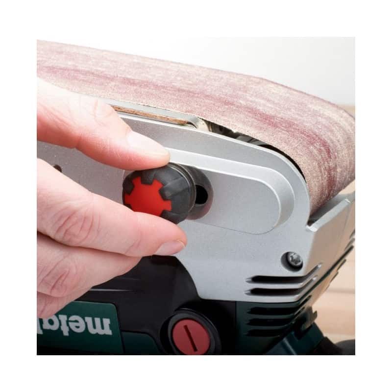 Ponceuse à Bande Pneumatique Metabo - Modèle Compact 457 - Pour Surfaces Planes Et Courbes