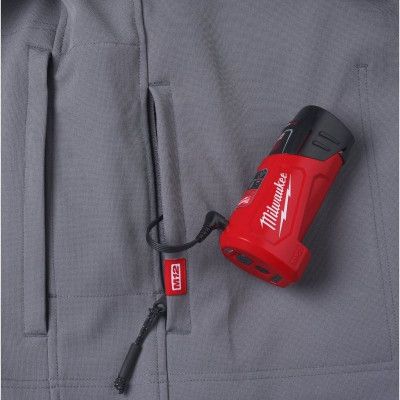Kit complet (chargeur+batterie) veste chauffante softshell Homme