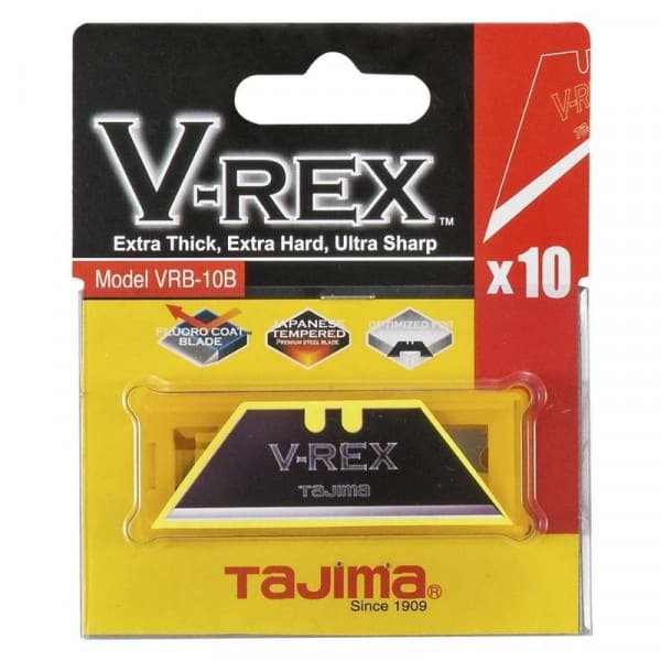 TAJIMA Boîte de 10 lames trapèzes V-Rex - VRB-10B
