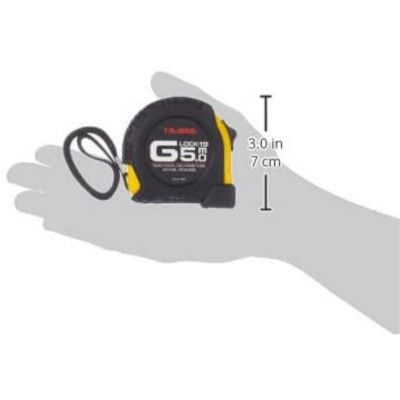 Tajima GS-Lock Ruban à mesurer avec support de ceinture de sécurité