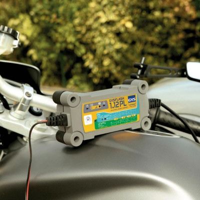 Chargeur automatique 12V Gysflash 1.12 Plomb + Lithium - Batteries Moto