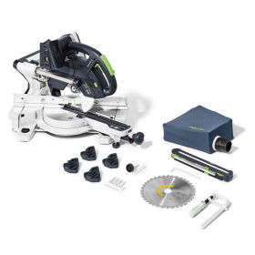 Scie à onglet radiale sans fil ksc 60 eb-basic solo 576847 festool