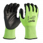 Gants anti-coupure haute-visibilité niveau 3 493247813 milwaukee