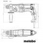 METABO Perforateur burineur 880W Sds-plus Quick - KHE 2845 Q
