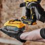 Perceuse à percussion 18v powerstack 2x5 ah en tstak dcd805h2t-qw dewalt