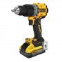 Perceuse à percussion 18v powerstack 2x5 ah en tstak dcd805h2t-qw dewalt