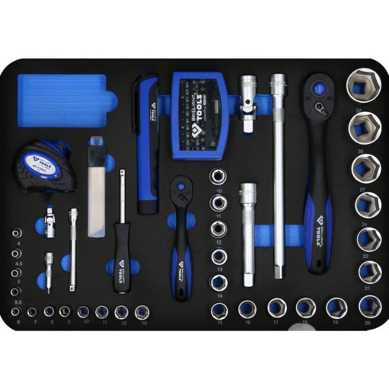 BRILLIANT TOOLS BT641150 Kit Utensili Per Giunti 39 Pezzi - Qualità Made In Germany Per Fai-da-te E Meccanica [Powered By KS Tools]