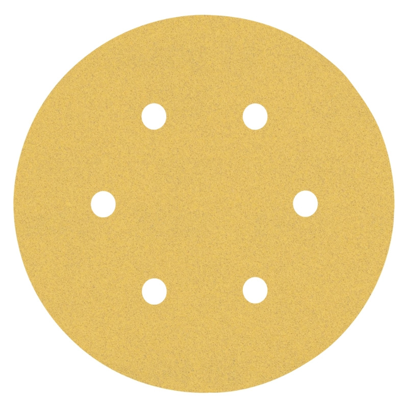 Bosch Accessoires 2608608X90 Pack De 6 Disques Abrasifs C470 150 Mm - Grains 60/120/240 Pour Ponçage Efficace