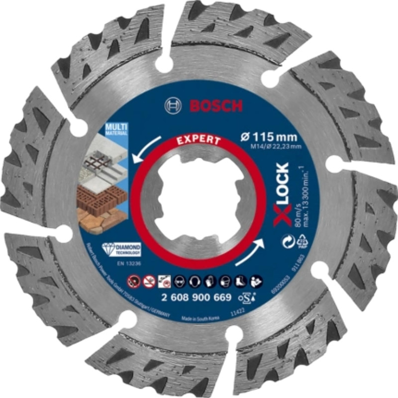 Disque Diamant Lekomesh 125 Mm - Coupe Extra-fine Pour Porcelaine, Carrelage, Marbre, Granit Et Pierre | Idéal Meuleuse Et Scie Circulaire