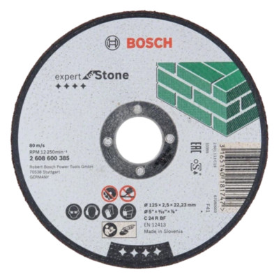Disque à tronçonner expert for stone moyeu plat bosch