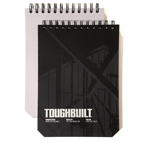 TOUGHBUILT 2 bloc-notes quadrillés (Large) - TB-56-L-2