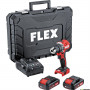 FLEX Perceuse visseuse 18V 2.5Ah 65 Nm - DD 2G 18.0 EC LD/2.5 Set