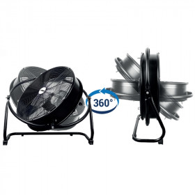 Ventilateur industriel orientable noir vo 50 2112580 splus