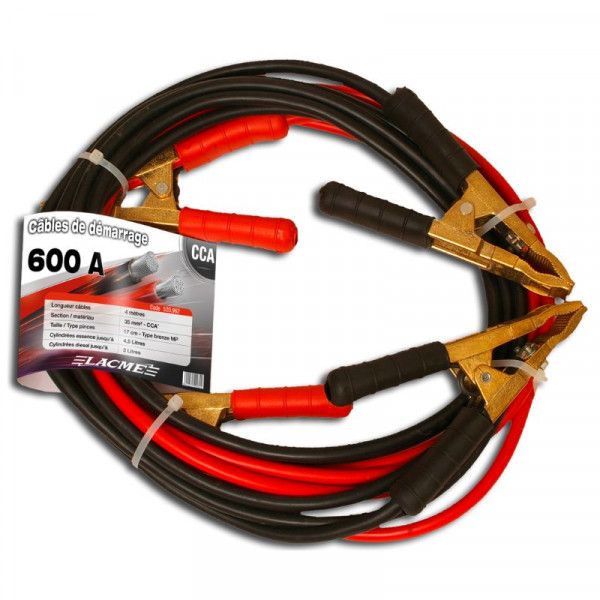 LACME Cables démarrage 600A 4m - 35 mm² - 520962