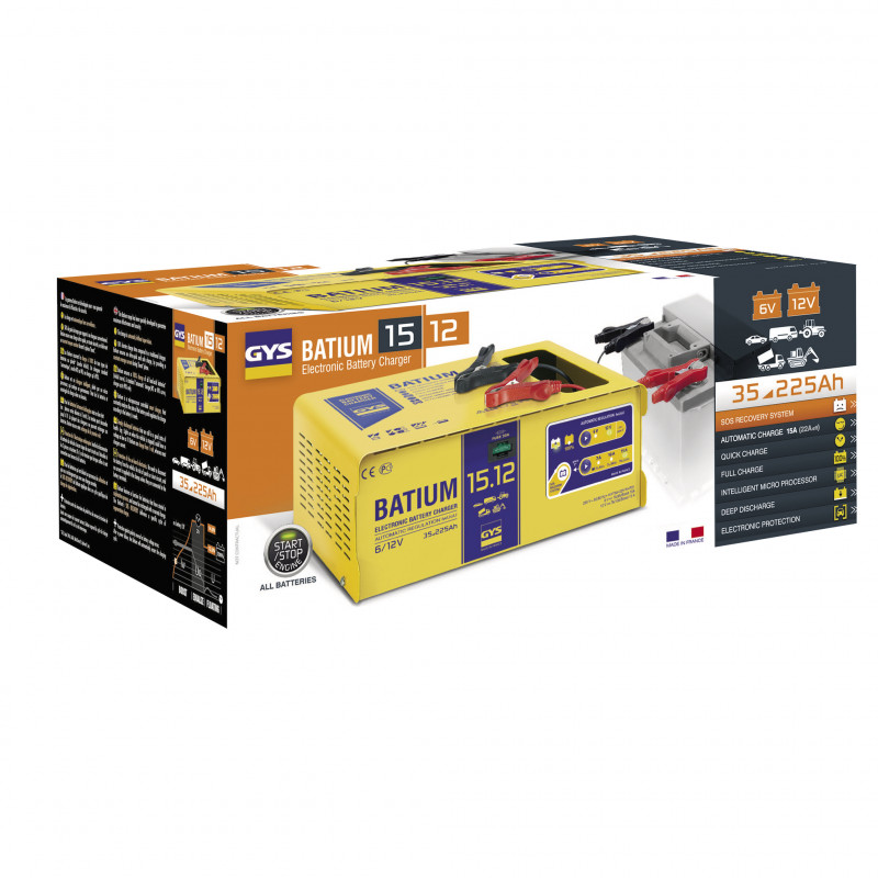 Chargeur De Batterie Automatique GYS BATIUM 25 24 - 024830, Neuf