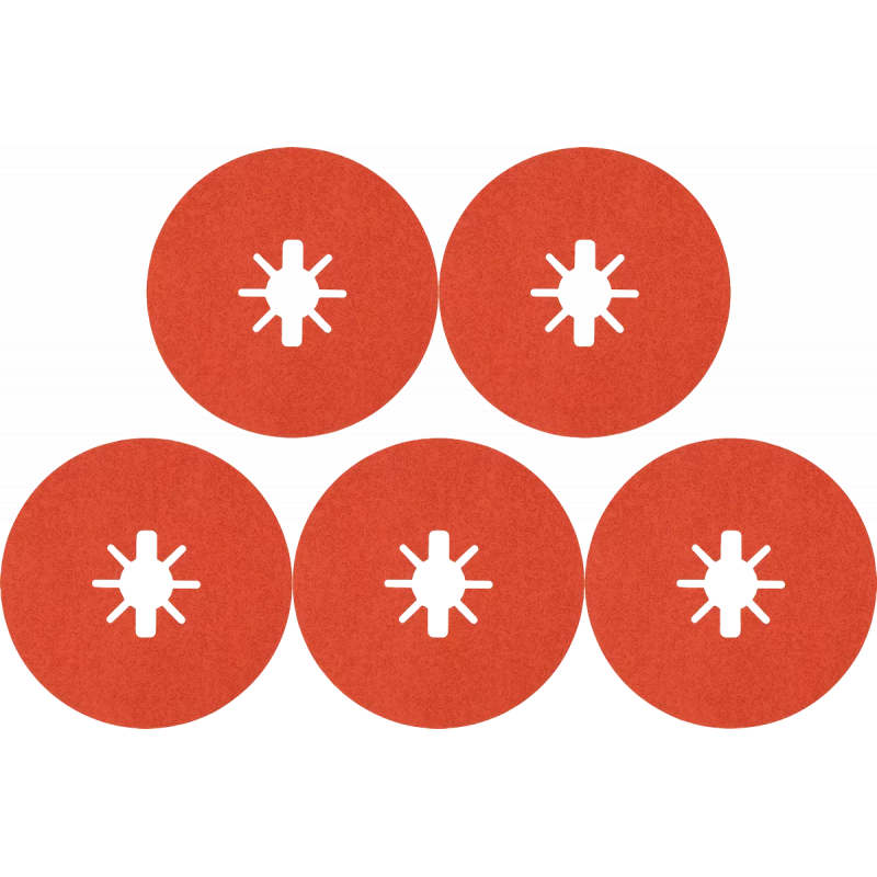 Lot De 12 Disques Fibre Bosch PRO R574 X-Lock - 125 Mm, Pour Meuleuse D'angle, Meulage Acier, Durée Prolongée