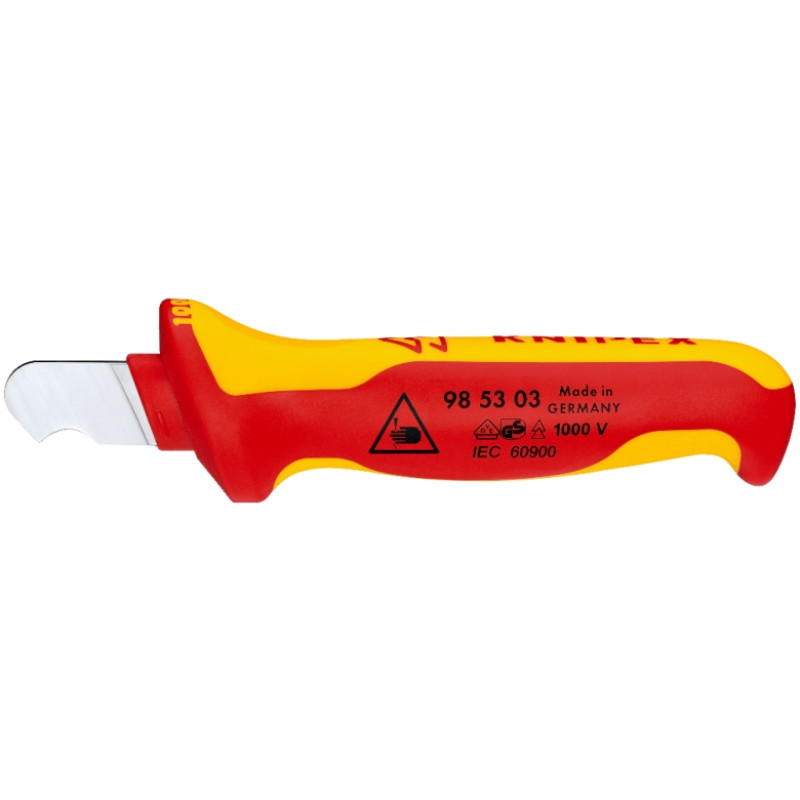 KNIPEX | Couteau d'électricien 180mm - Isolé 1000V | 98 55 SB