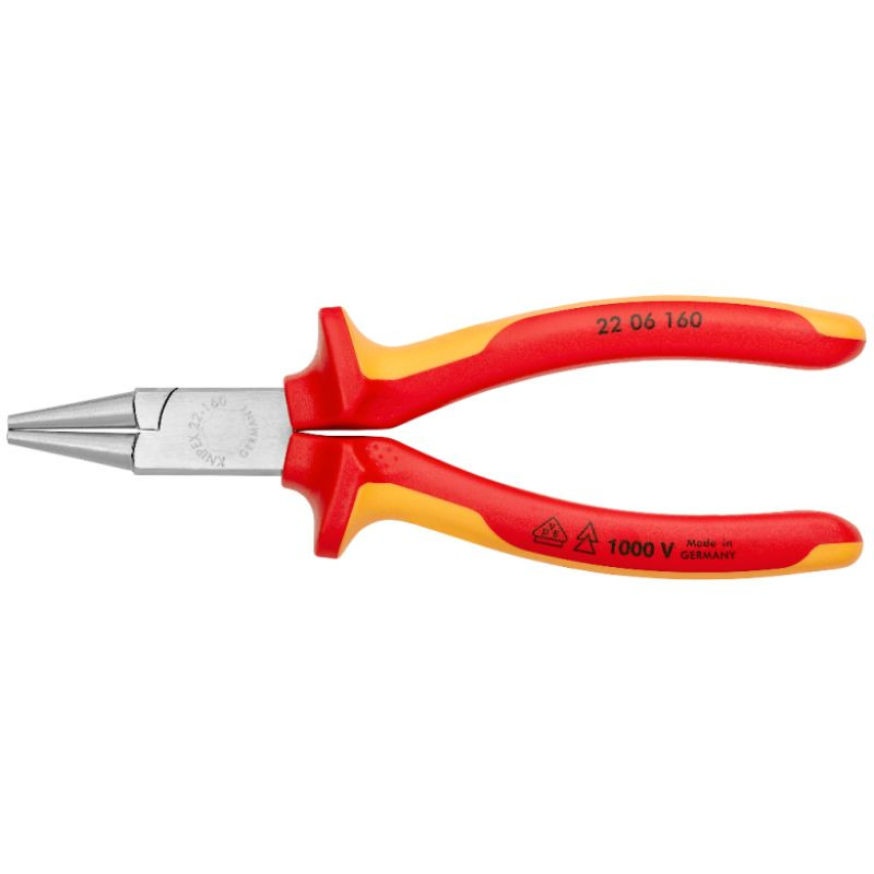 knipex-pince-becs-courts-et-ronds-160mm-isol-e-1000v-22-06-160
