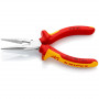 KNIPEX Pince à becs demi-ronds 160mm 1000V tranchant - 25 06 160 SB