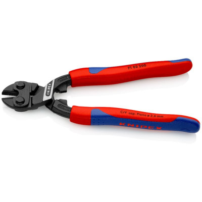 Pince Coupe-boulons KNIPEX 71 01 200 - 200 Mm (8") - Coupe Câbles, Chaînes, Fils Métalliques