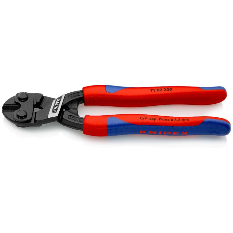 Nail Cutter KNIPEX 71 41 200 SB CoBolt® Coupe-boulons Compact Gainées En Plastique Atramentisée Noire 200 Mm Bolt Cutter