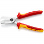 Coupe-câbles isolé 1000v bi-matière 95 16 knipex