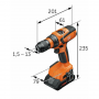 Perceuse visseuse 18v solo ascm 18 qsw as 71161461000 fein