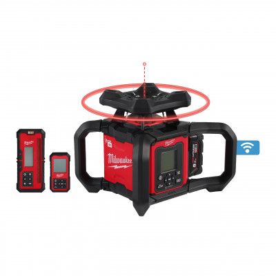 MILWAUKEE Laser rotatif 18V rouge 1200 m - RLOHV1200-501C - 4933493204