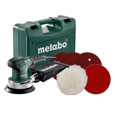 Ponceuse excentrique 310 w ø150 mm sxe 3150 set 690922000 metabo